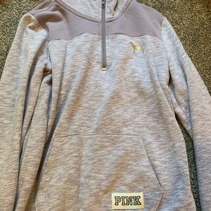 Quarter zip Pink (Victoria’s secret)